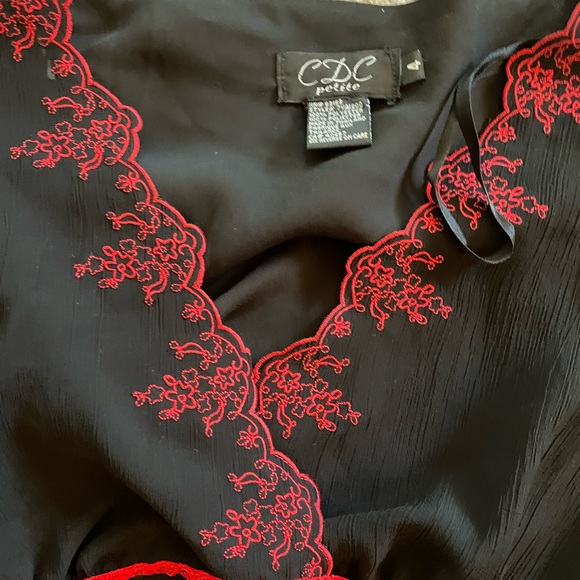 Women’s Black& Red Dress - Picture 2 of 3